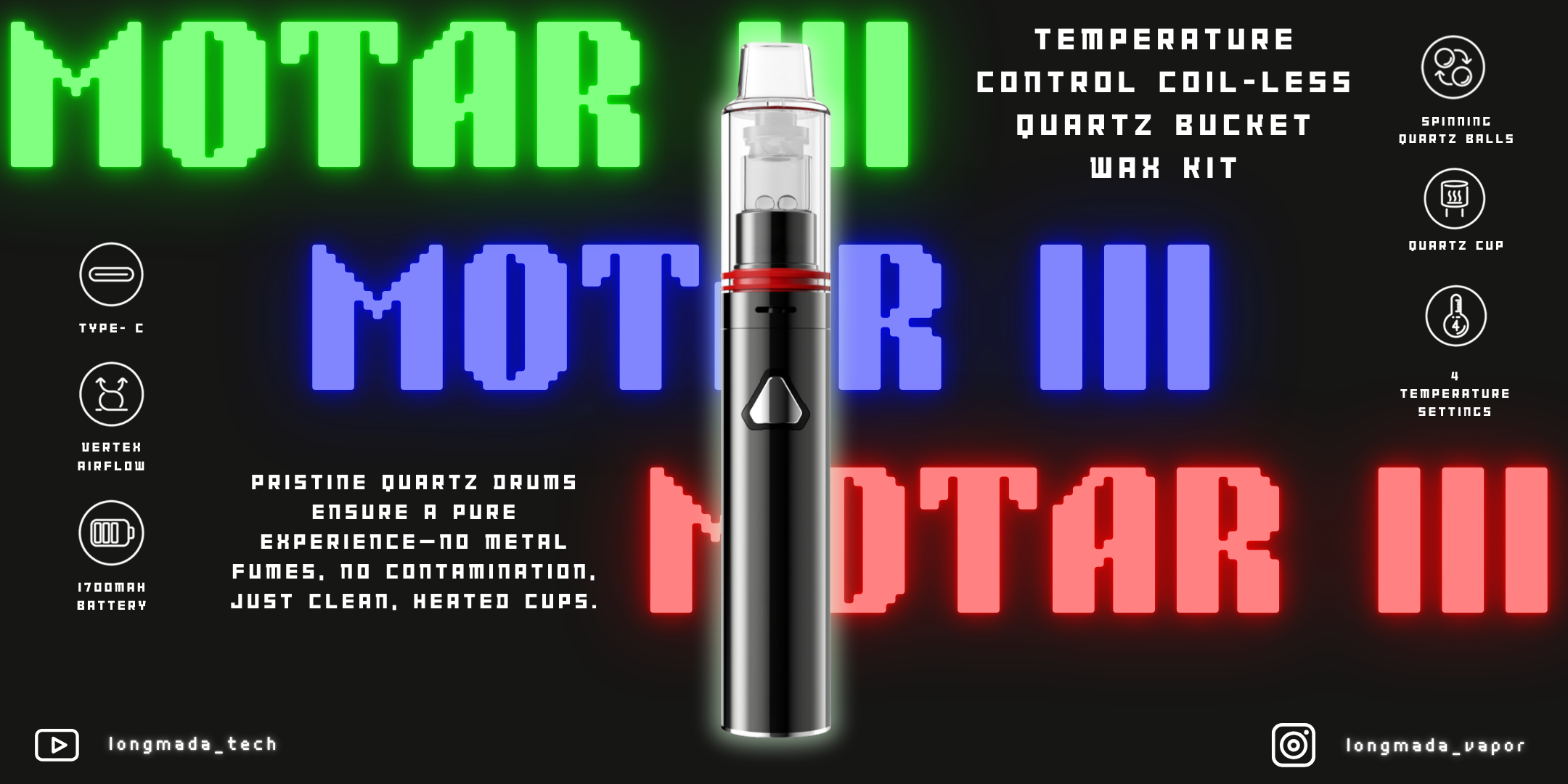 Vape pen/Electric cigarette for wax & cbd oil & dryherb vapoirzer